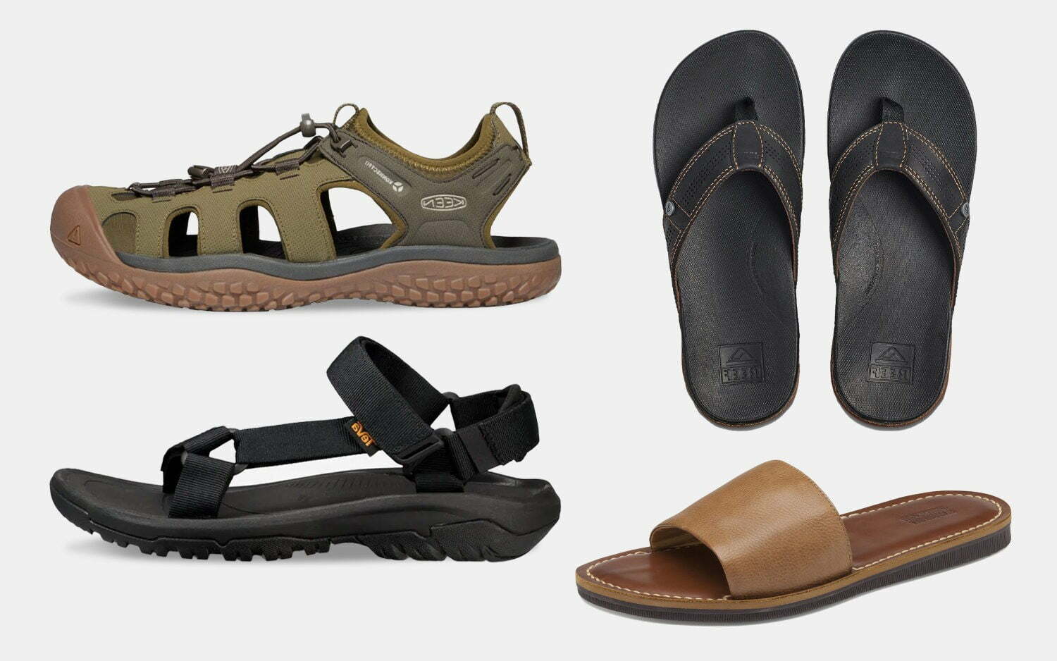 Stylish Men Leather Sandals - 15 Best Shoes for Men in Pakistan